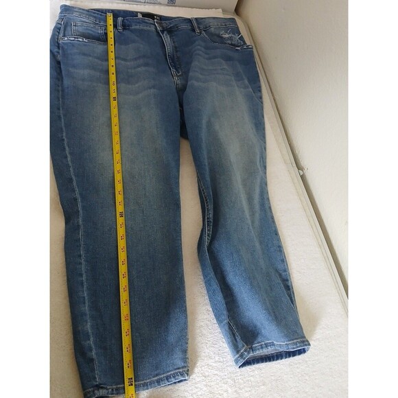 Kut From the Kloth Women’s Naomi High Rise Fab Ab Crop Straight leg 20W Plus - Picture 9 of 16